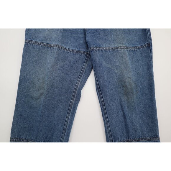 Guide Gear Mens Denim Carpenter Jeans 38x30 Heavy Duty Workwear Wide Leg Baggy - Picture 9 of 15